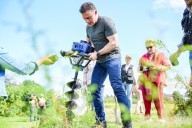 Alcalde Alfonso Sánchez encabeza jornada de reforestación y convivencia en la laguna de Acuitlapilco