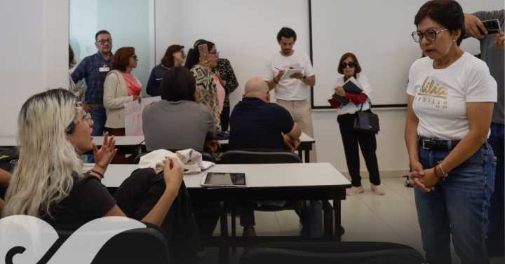 Lilia Cedillo propone paquete de becas a facultad de Contaduría Pública
