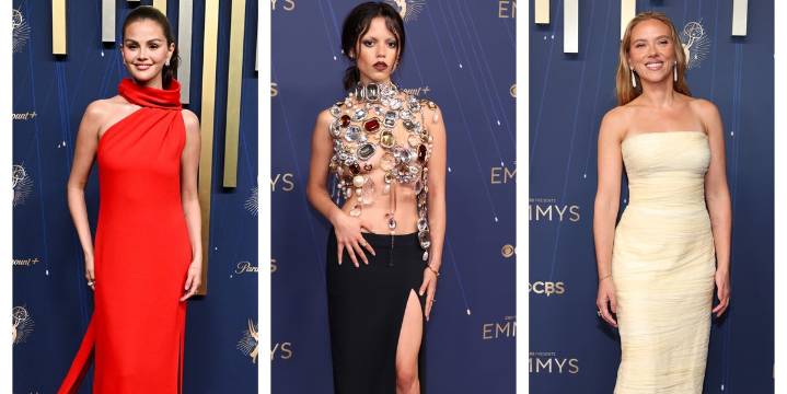 De Jenna Ortega a Selena Gomez en los Premios Emmy 2025: los mejores looks de la alfombra roja