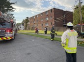 West Hartford Firefighters Respond to Blaze in Apartment Building