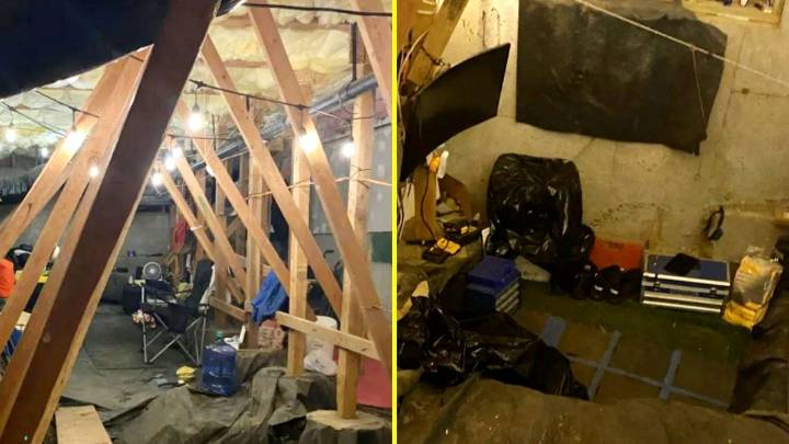 Hombre es descubierto viviendo a escondidas en el sótano de una casa: Tenía cama y hasta un televisor