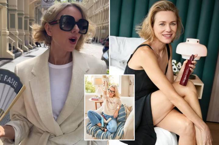 Naomi Watts reveals 'intolerable' menopause symptom