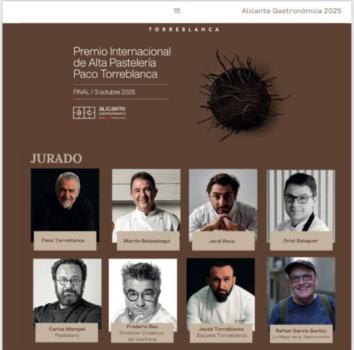 Alicante Gastronómica busca la mejor Tarta de Chocolate del Mundo
