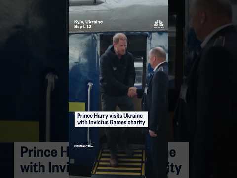 Prince Harry visits Ukraine with Invictus Games charity