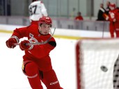 Can Flames hopeful Sam Honzek repeat his performance from last fall?