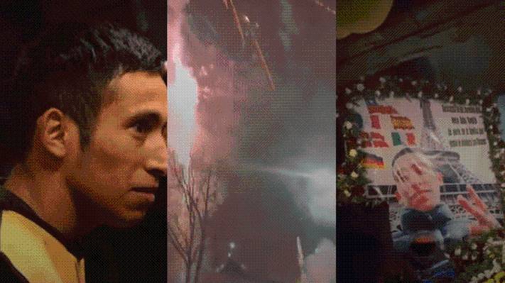 Funeral de alto riesgo: Con fuegos artificiales realizaron despedida de Kevin Olguín en Quilicura
