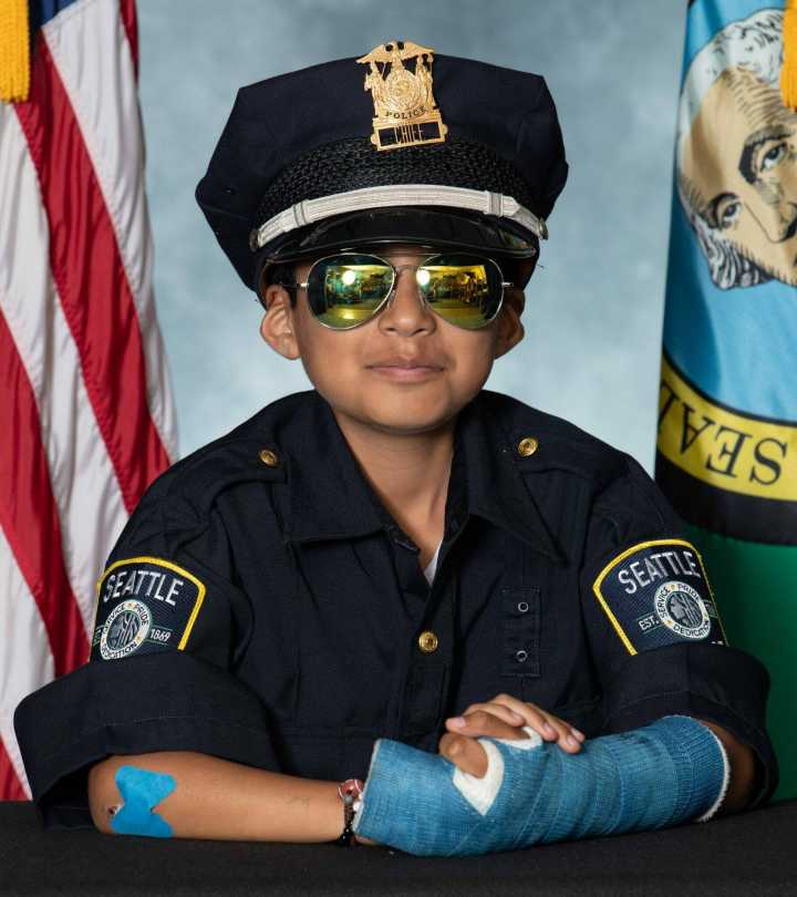 Renton boy named Seattle Police “Chief for a Day”