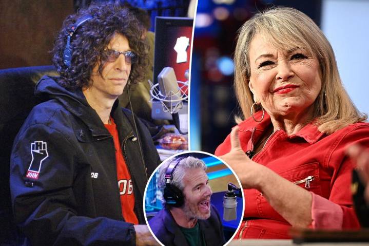 Roseanne Barr blasts 'boot licking p---y' Howard Stern after SiriusXM radio show prank