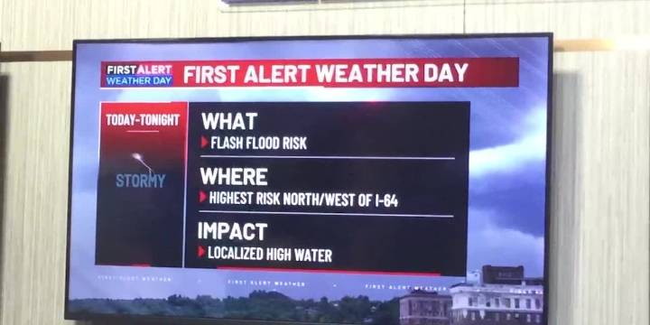 First Alert Weather Day: Heavy rain could cause flash flooding issues on Wednesday