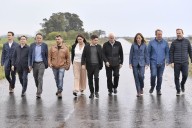 Axel Kicillof se puso frente a la campaña electoral y buscó el respaldo de los intendentes