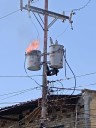 Transformador en llamas pone en alerta a vecinos de Core 8
