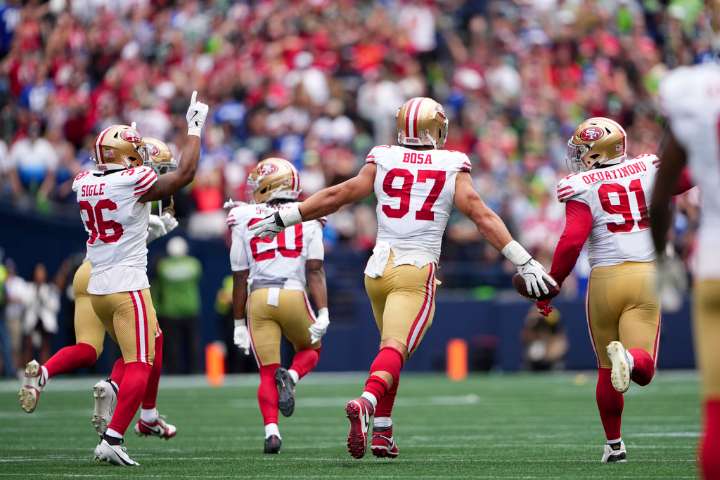 What the 49ers are saying after winning season opener against Seahawks