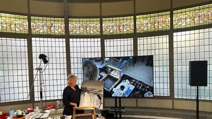El Open House Zaragoza vive una jornada sensorial en el Palacio Larrinaga y vibrante con la Cúpula sonora