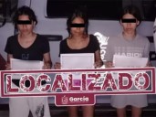 Hallan con vida a tres jovencitas reportadas como desaparecidas