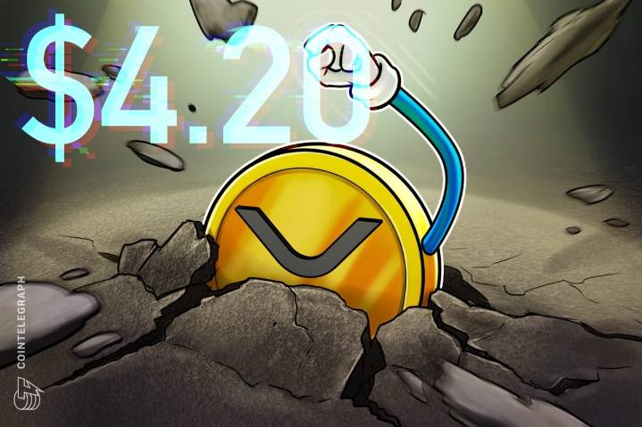 Compras de ballenas de XRP podría enviar su precio a USD 4,20