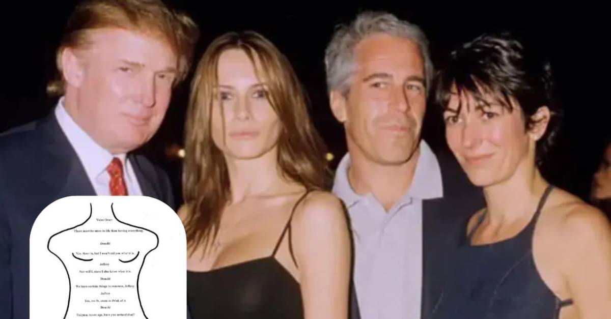 Donald Trump en el ojo del huracán: Demócratas publicaron la carta de cumpleaños que supuestamente le envió el presidente a Jeffrey Epstein
