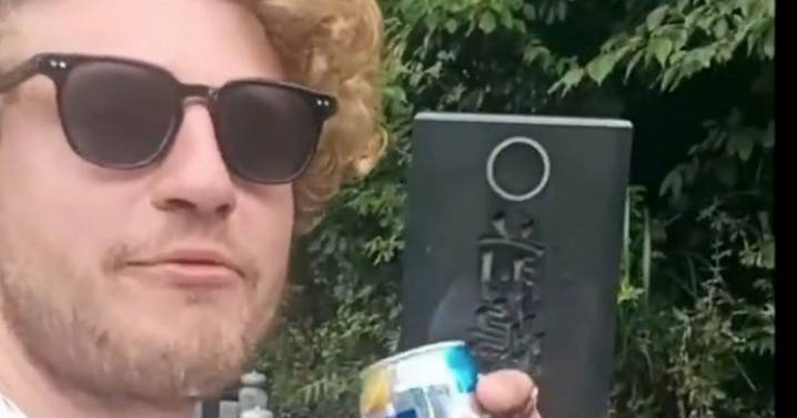 Aussie YouTuber sparks outrage after swigging 'burial offering' at sacred temple site