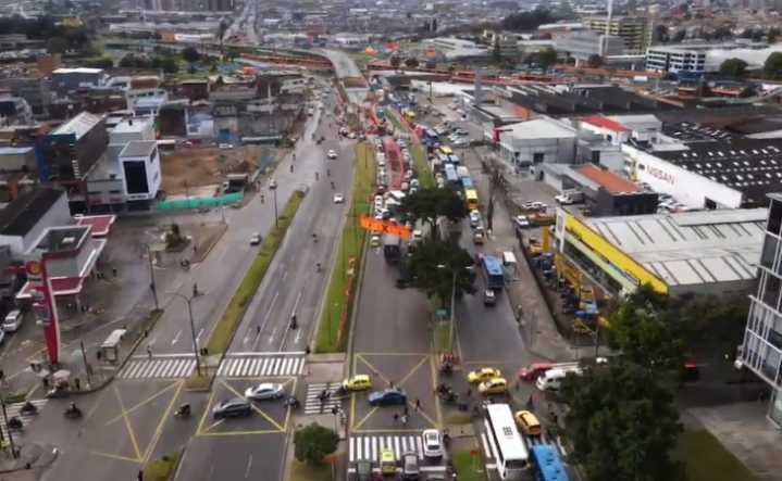 Movilidad en Bogotá hoy 2 de septiembre: tráfico lento en Las Américas