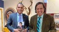 Leocenis García es recibido por el gobernador Bill Richardson en EE.UU, mediador de los Citgo 6