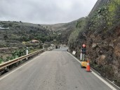 El Cabildo habilita un paso a los vecinos mientras se ejecuta la obra de la carretera de Hoya Pineda