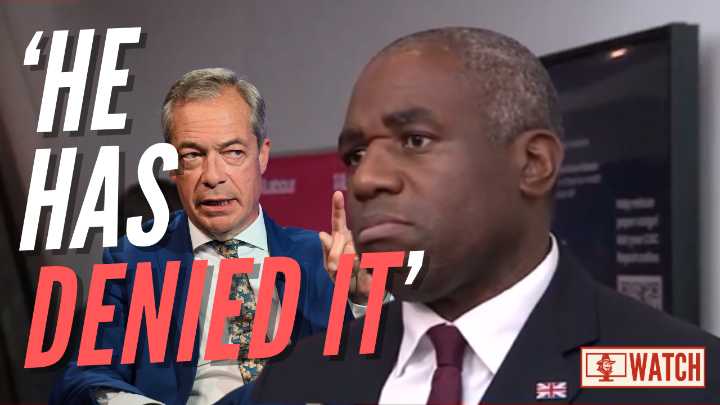 WATCH: It Takes Lammy Only Three Hours to Retract Farage ‘Hitler Youth’ Claims