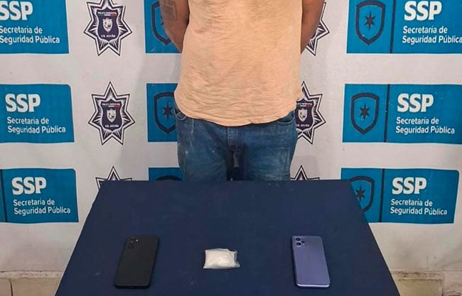 Capturan a sujeto en posesión de droga en Acuña