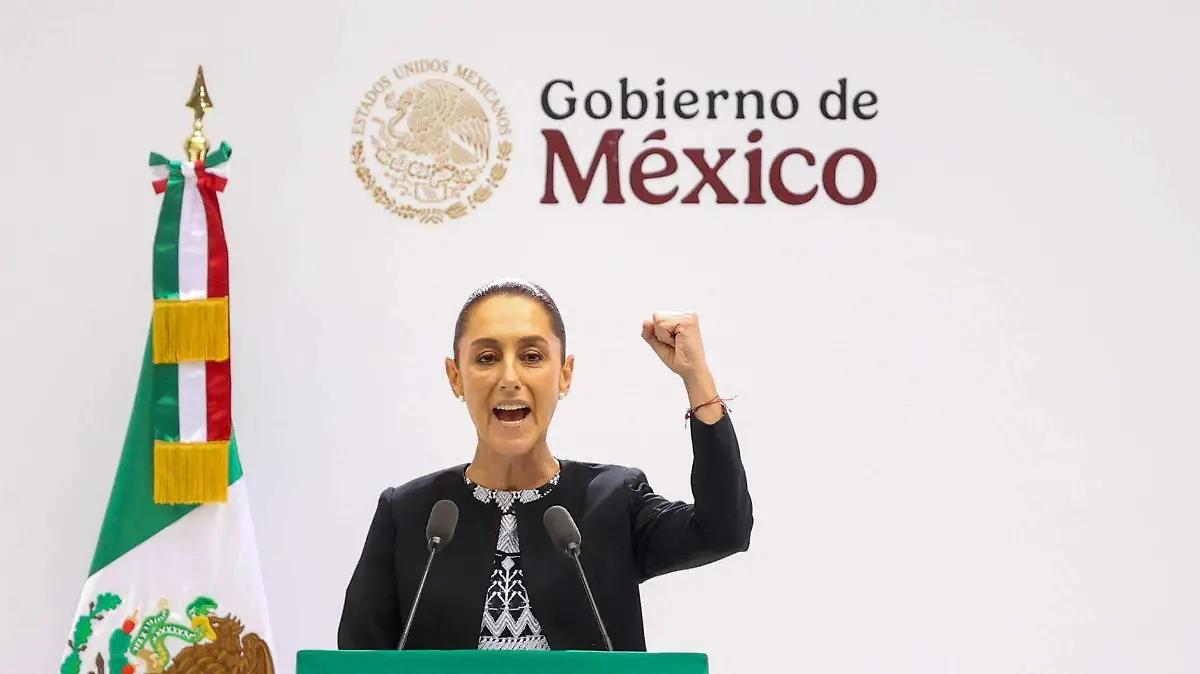 Trenes, puertos y hospitales: los proyectos de Claudia Sheinbaum para Tamaulipas en su primer informe