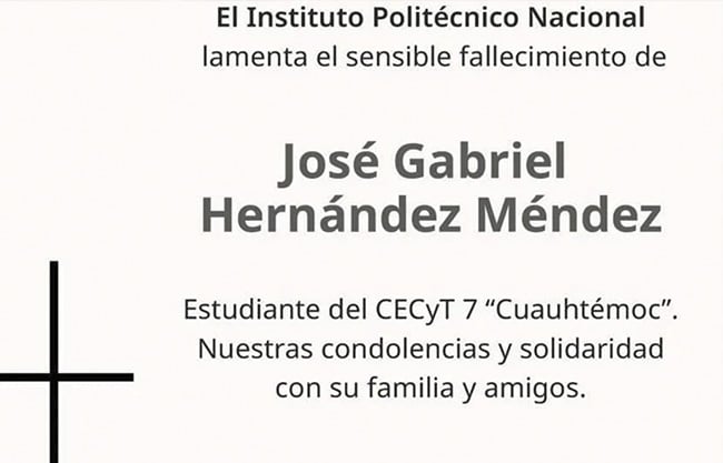 Muere segundo estudiante del IPN tras explosión de pipa