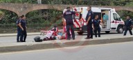 A punto de morir en accidente de motocicleta