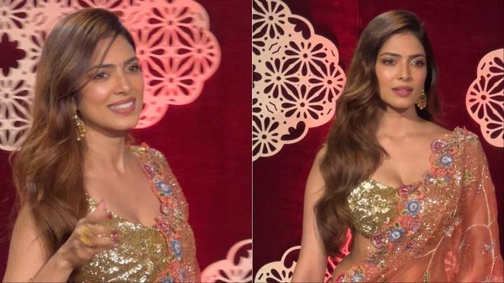 Malavika Mohanan’s Floral Saree Is Perfect For This Festive Season