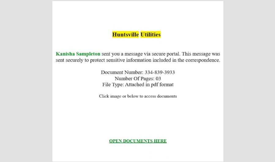 Huntsville Utilities warns customers of a scam: what to watch out for