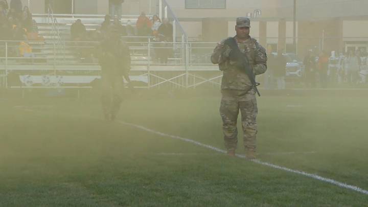 Salute to Service game honors National Guard at DGF football game