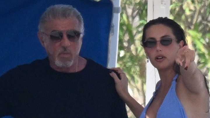 Sylvester Stallone's daughter Sistine, 27, stuns in bikini on Sardinia beach outing with famous dad and mom Jennifer