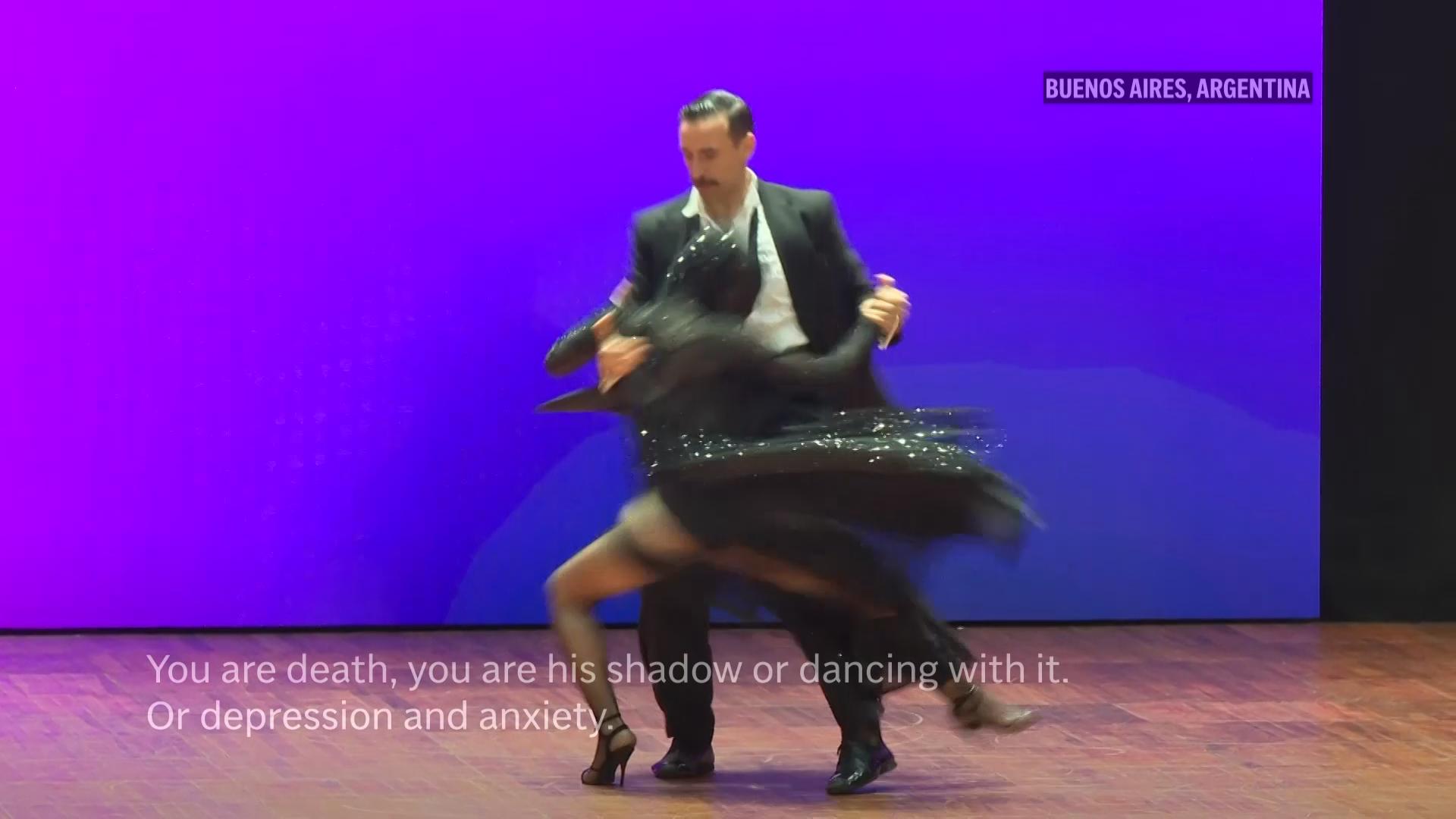 Argentine couple wins final of tango stage category in the Tango World Championship