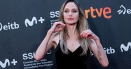 Angelina Jolie Causes a Crowd in Spain in Gorgeous Black Dress Amid Europe Relocation Rumors