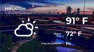 Houston: el tiempo para hoy lunes 29 de septiembre