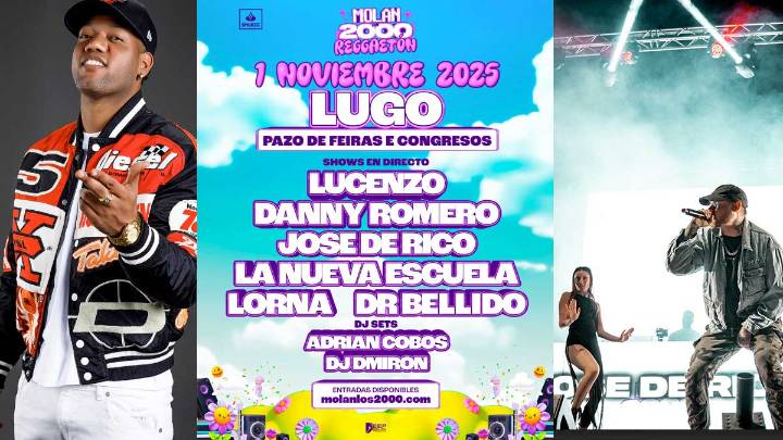 Molan Los 2000 llega a Lugo con una noche de reggaetón y nostalgia