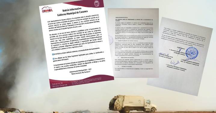 Sindicalizados únicos facultados para actividades en basurón, dice Gobierno y Sindicato