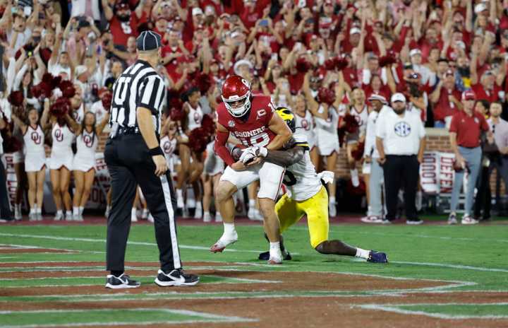 Sights and sounds from on the field during Michigan’s loss to Oklahoma