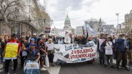 Jubilados y discapacitados marcharon al Congreso de la Nación
