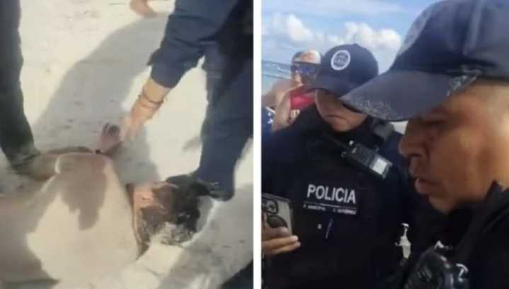 Denuncian brutalidad policiaca en Playa del Carmen; pescador murió tras ser detenido (Video)