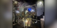 Crews knock down shed fire in Colorado Springs