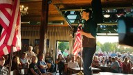 Rob Sand makes a stop in Ames during 100 town hall tour