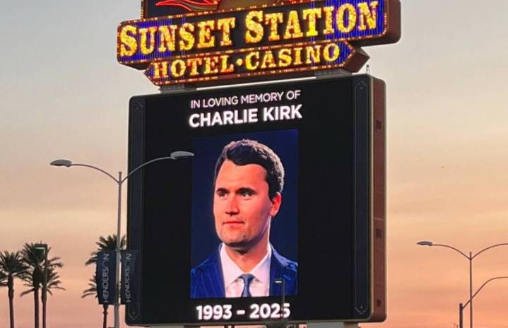 Station Casinos marquees honor slain activist Kirk