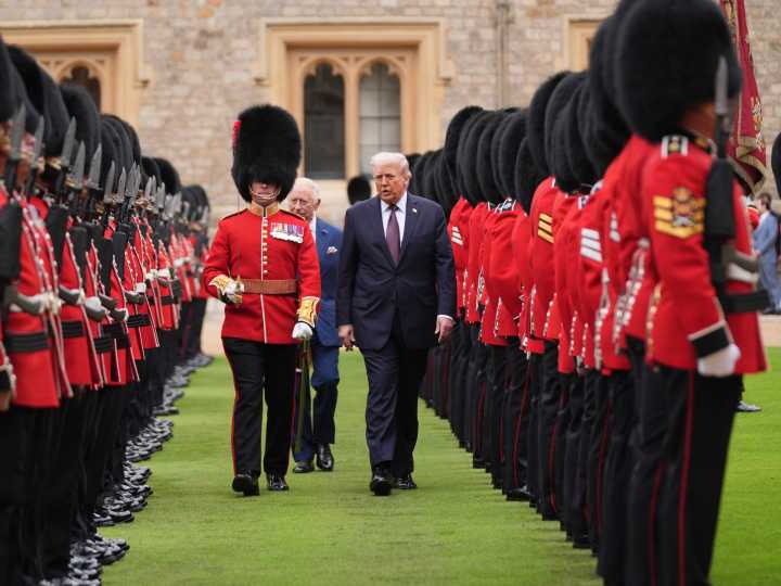 King Charles greets Trump with royal pageantry in UK’s Windsor Castle