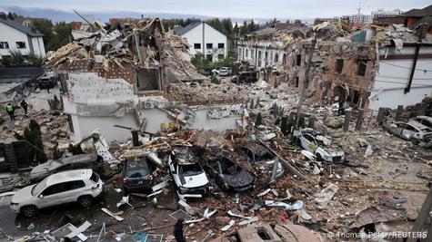 Bombardeo masivo ruso con drones y misiles dejó cuatro muertos en Kiev
