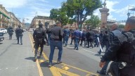 Grupo antiexplosivos vigila plazas comerciales y áreas públicas de Morelia