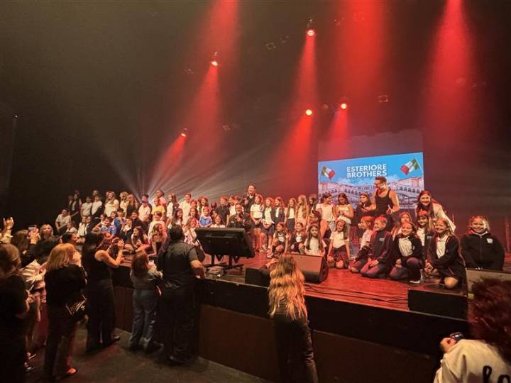 Montreal PDC students light up Place des Arts with Esteriore Brothers