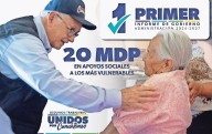 Invirtieron más de 20 mdp en apoyos sociales