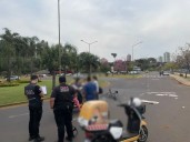 Una ciclista resultó herida tras una colisión en la Costanera de Posadas